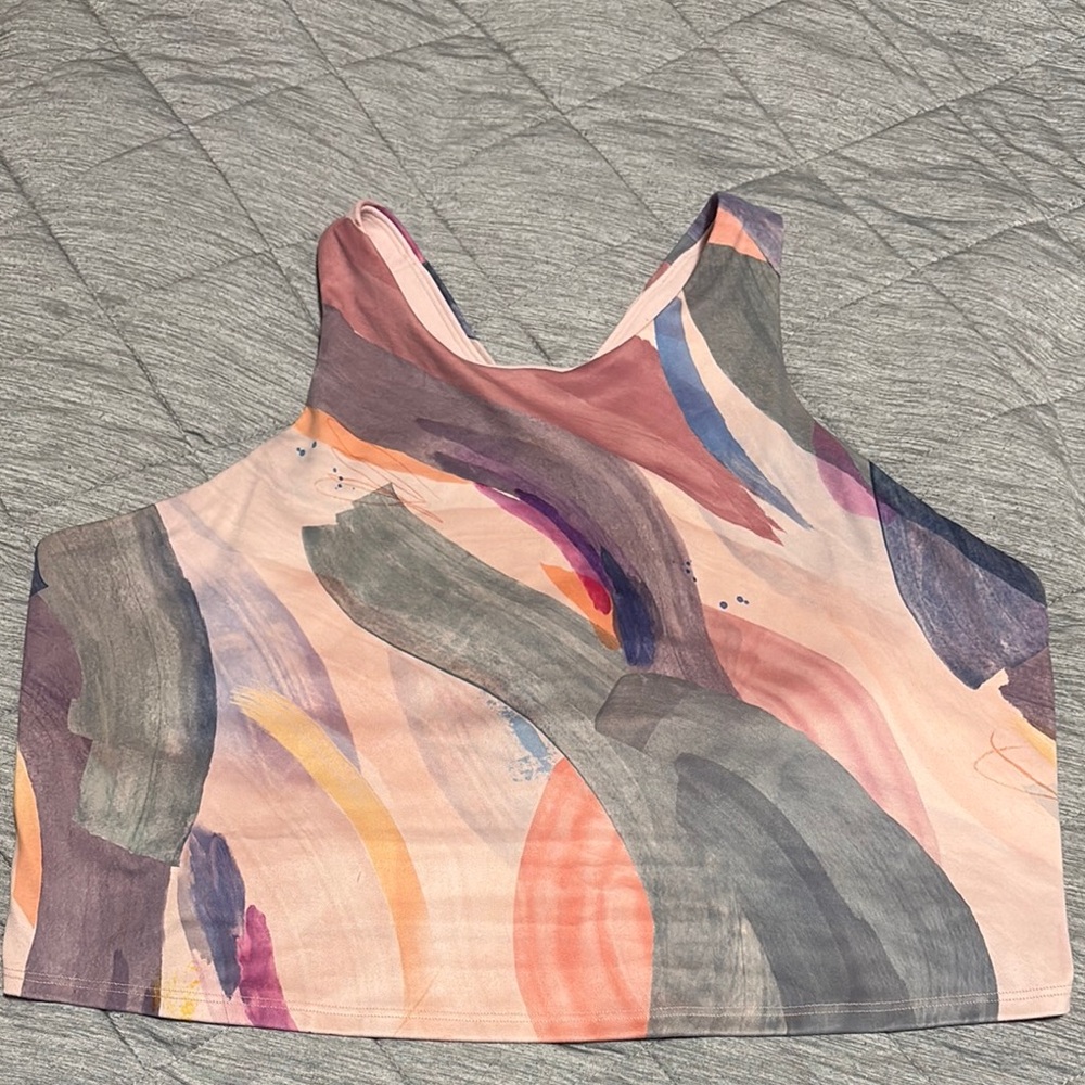 Athletes Multicolor Women's Crop Bra Top